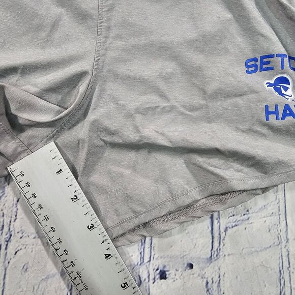 Seton Hall Pirates Under Armour UA WOMENS SIZE XL Running Shorts Gray - Picture 4 of 12